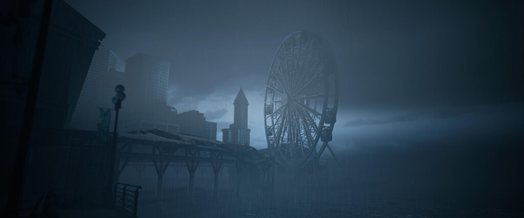 The Marina and Aquarium, in "The Last of Us: Part II", captured by Marty Friedel